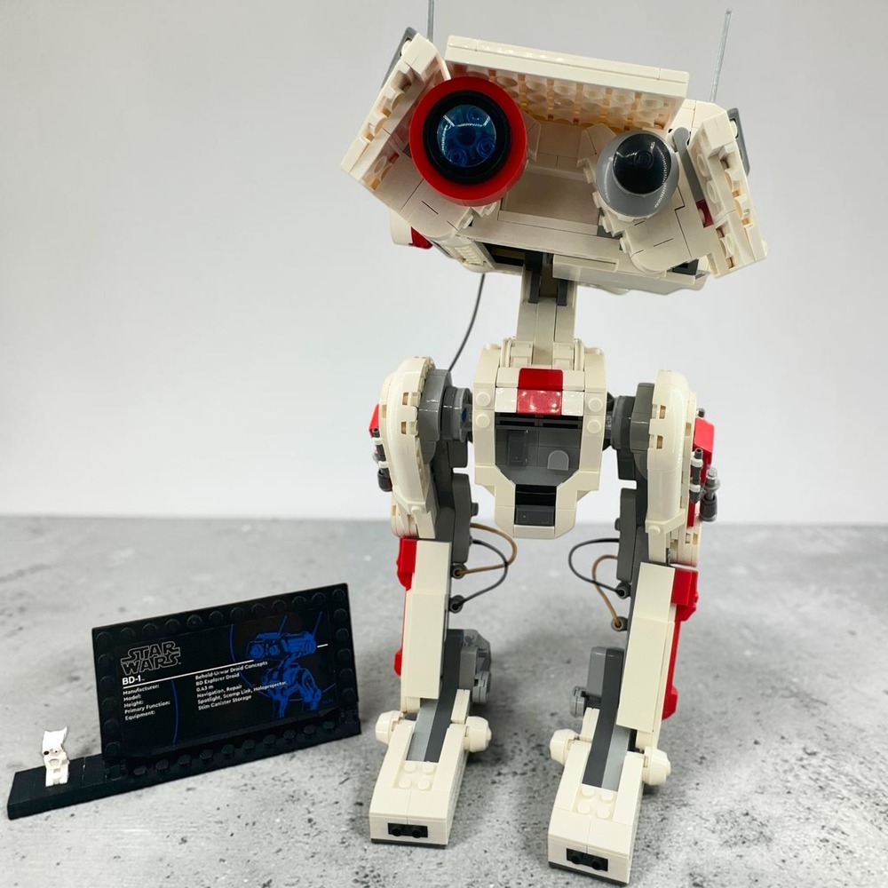 LEGO Star Wars BD-1 75335 Jedi Fallen Order Droid COMPLETE Assembled NO BOX